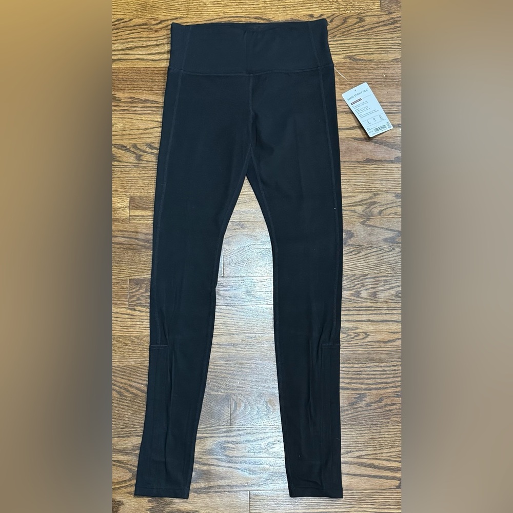 NWT Athleta Barre Stirrup black Tight in Small Petite